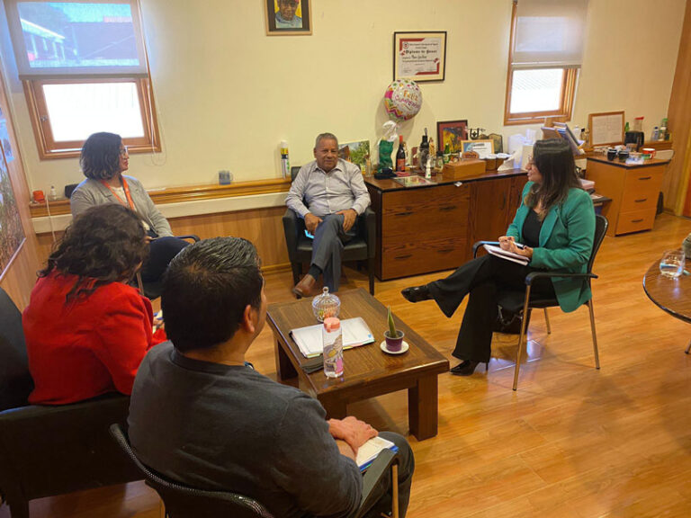 Organizadores de charla sobre Empadronamiento Biométrico en Copiapó