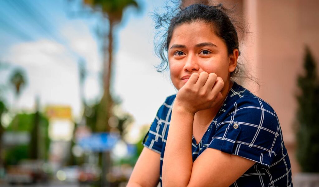 Mujer migrante