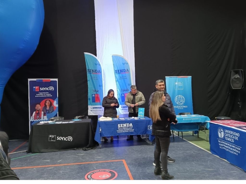 Stands Jornada informativa de la UC Temuco