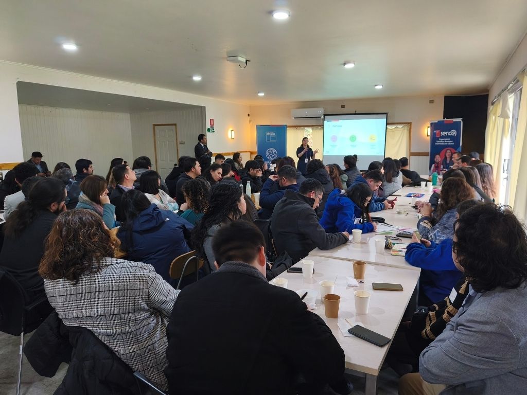 Funcionarios OMIL asistentes a capacitación en inclusión laboral.