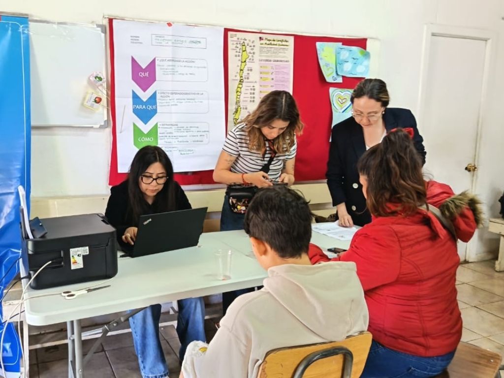 Equipo de Inclusión trabajando