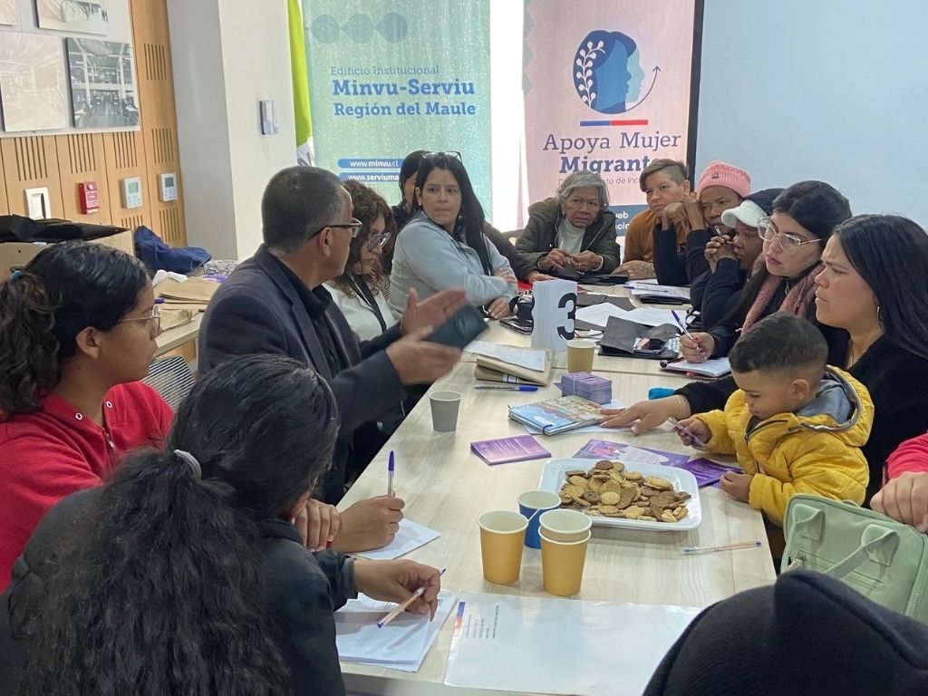 Asistentes jornada Apoya Mujer Migrante